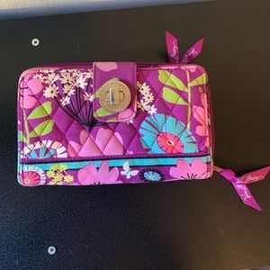 Vera Bradley floral print wallet